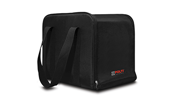 The image shows the accessory bag of Polti Cimex Eradicator Plus