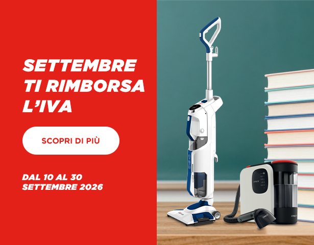 L'immagine mostra la promozione dedicata agli store sull'acquisto di prodotti Polti