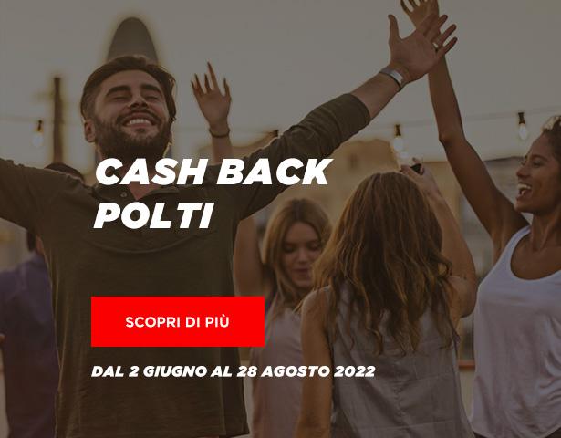 Polti Cash Back: risparmi fino a 100€. Scopri la promozione e leggi il regolamento.