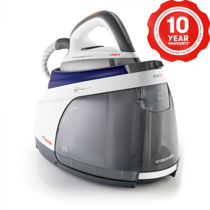 La VaporellaXM80C the new Made in Italy steam generator iron with boiler.