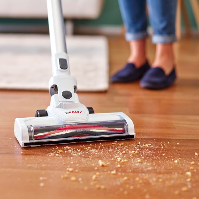 Polti Forzaspira Slim SR90G: Aspirador vertical 2 em 1 sem fio com sistema de aspira��o cicl�nica  em parquet