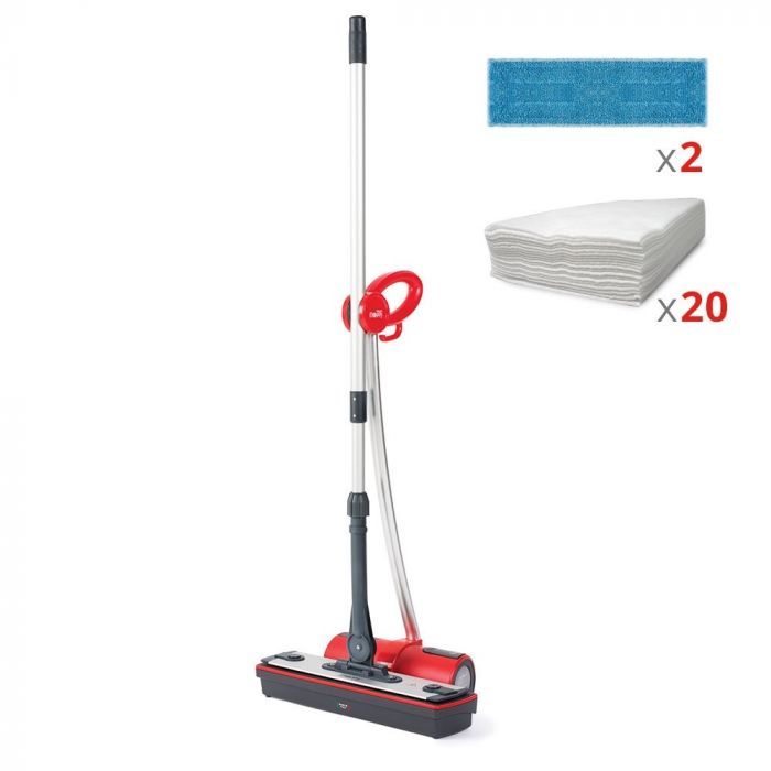 Polti Moppy Red Extradust: lavapavimenti a vapore senza filo