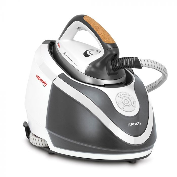 White Polti Vaporella Next VN18.15 steam generator iron with boiler rapid heat-up time 2 minutes & PAEU0094 Kalstop Anti-Scale Phials unlimited autonomy 5.5 bar turbo function 