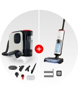 PTEU0325-WDEU0003-Pack Web - Shampouineuse + Aspirateur laveur vapeur