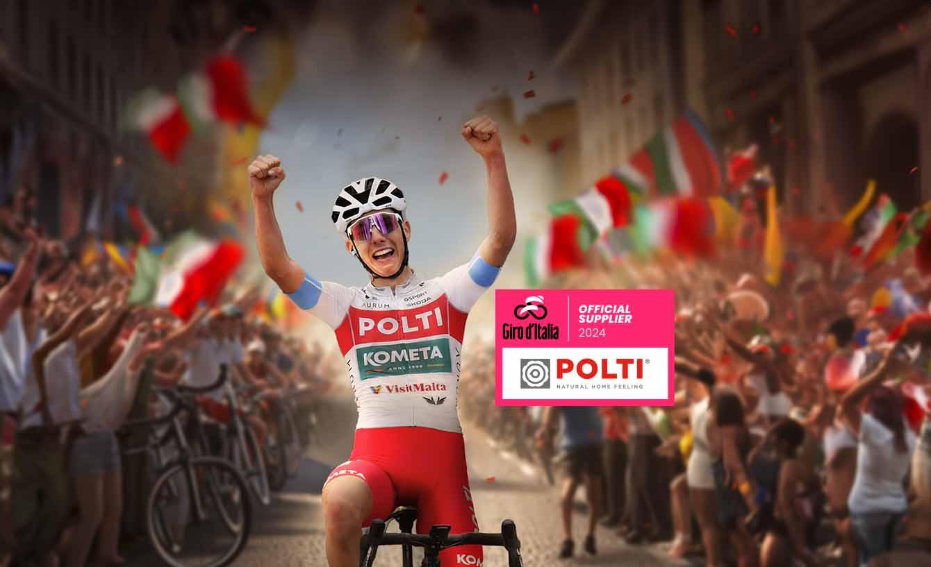 Polti fournisseur officiel du Giro d'Italia 2024