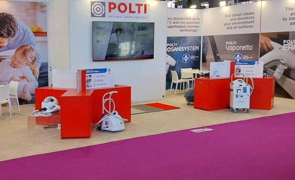 Polti participates at Interclean in Amsterdam with the professional range: Polti Sani System, Polti Vaporetto MV and Polti Cimex Eradicator 