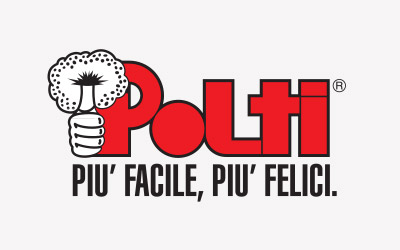 Die Entwicklung des Markenzeichens von Polti: einfacher, glücklicher