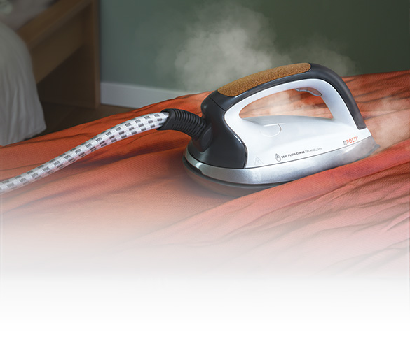 The image shows the Polti Vaporella iron