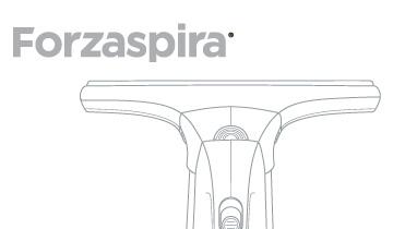170 mm suction nozzle Forzaspira window cleaner