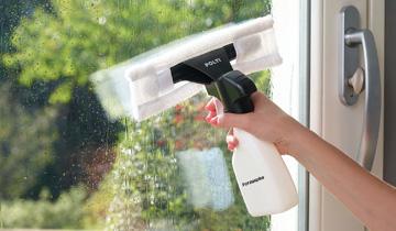 Spray bottle with microfibre cloth Forzaspira window cleaner