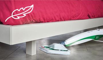 Vaporetto SV400 Hygiene steam mop - lightweight, compact and manageable