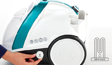 Polti Vaporetto Smart 100: steam cleaning with boiler maintenance