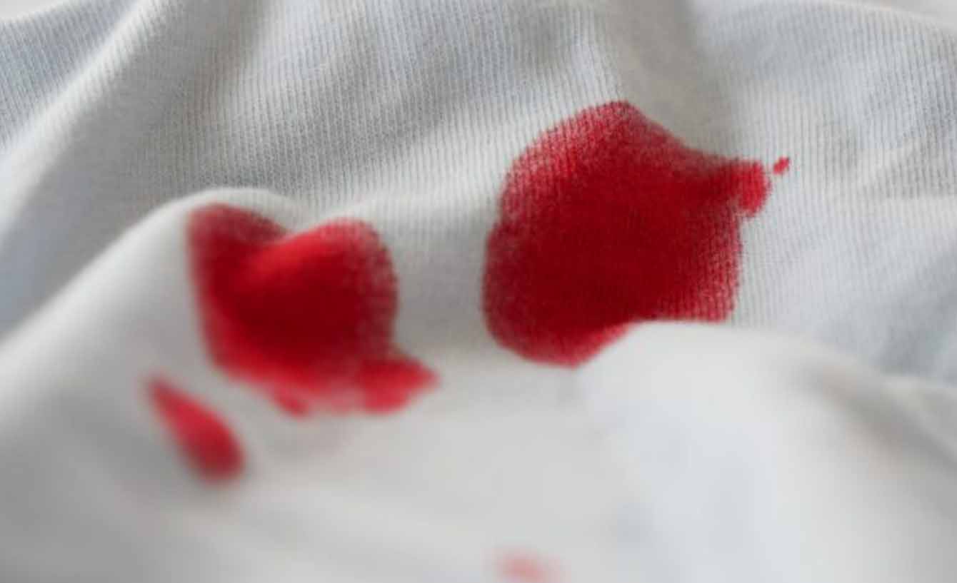 Manchas de sangue na roupa? Veja como eliminá-las passo a passo com a ajuda do vapor