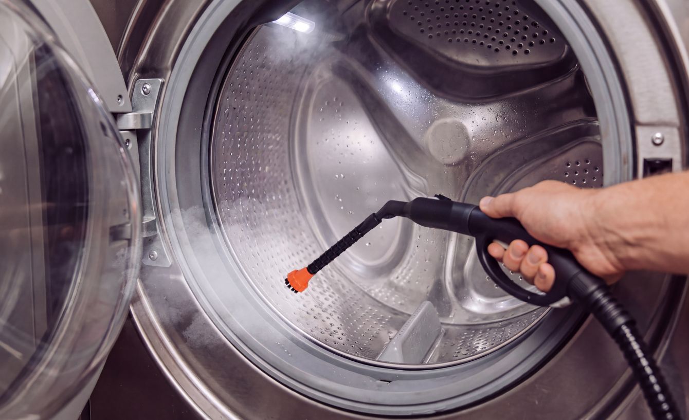 Cómo limpiar la lavadora por dentro con vapor sin químicos